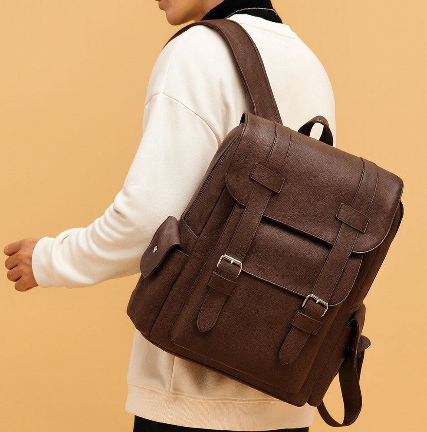 Morral vintage de cuero