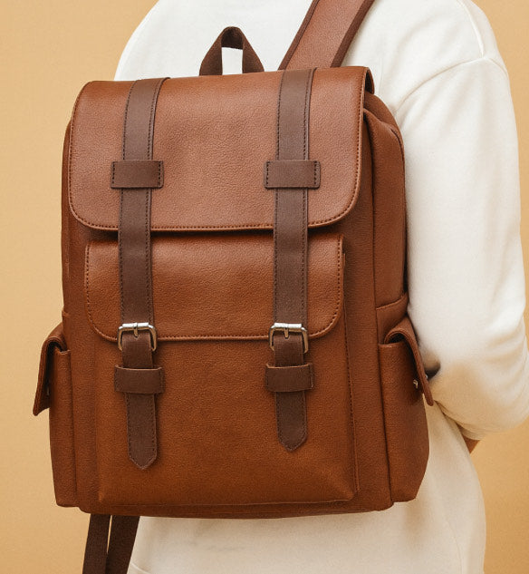 Morral vintage de cuero