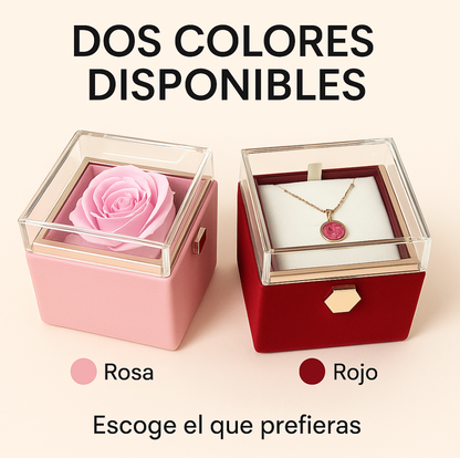 Caja de Regalo para Joyas Flor eterna