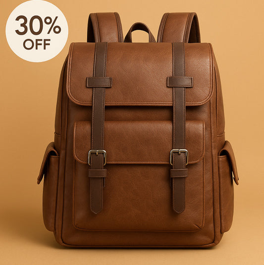 Morral vintage de cuero